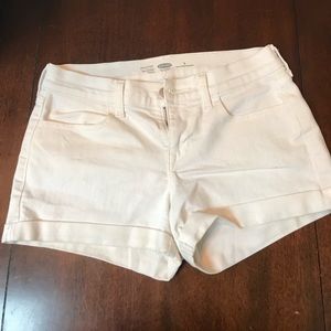 Old Navy white jean shorts
